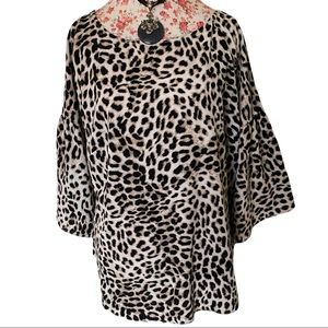 Vince Camuto Animal Print Blouse